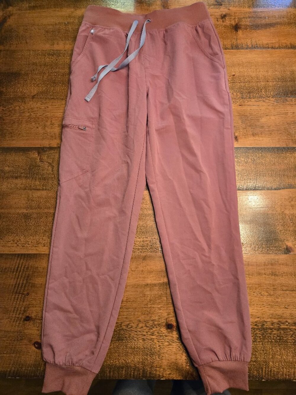 Figs womens High Waisted Zamora joggers, size small, mauve